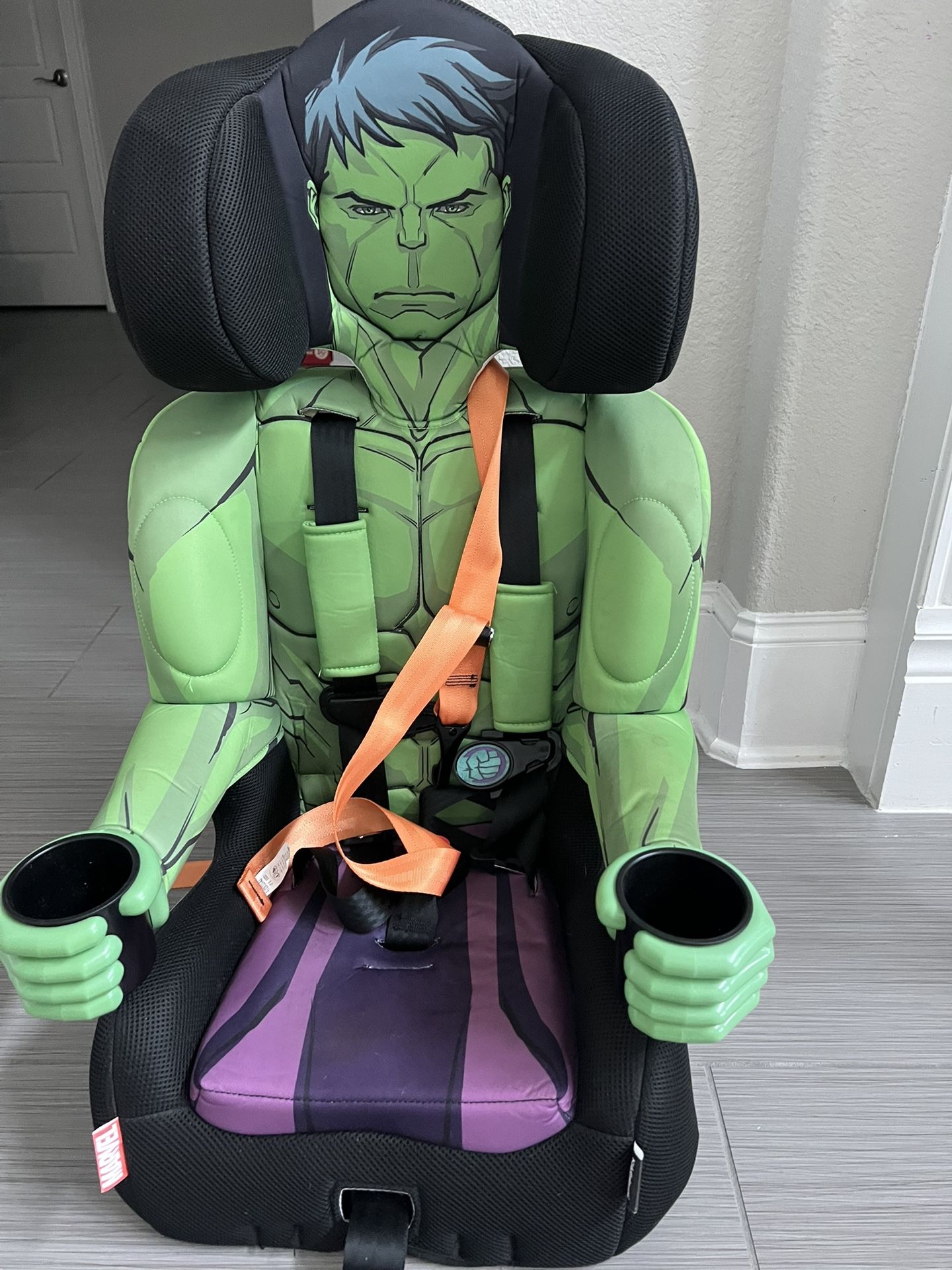 KidsEmbrace Marvel Avengers Incredible Hulk Combination Harness Booster Car Seat