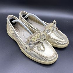 Sperry Top Sider Boat Shoe Women's Size 7 M Gold (contact info removed)