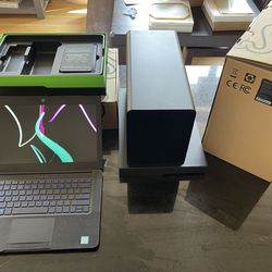 Razer Blade Laptop & Razer Core X Chroma W/ 2080 Super 8Gb Gaming PC Bundle
