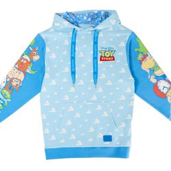 Loungefly Toy Story Movie Collab Good Vs Baddies Unisex Hoodie Size 2X 