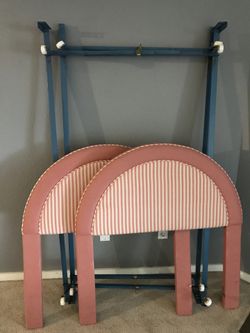 Two twin bed frame and headboard