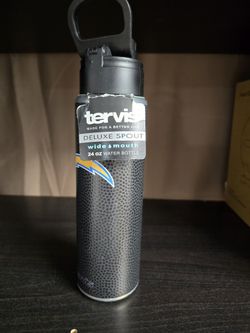 Tervis 24 oz. wide-mouth water bottle with a deluxe spout lid