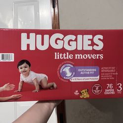 Huggies Little Movers Size 3 Diapers