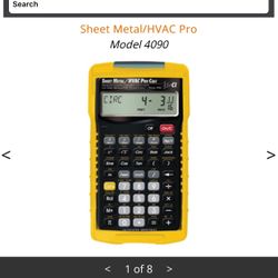 Sheet Metal/HVAC Pro Calc 