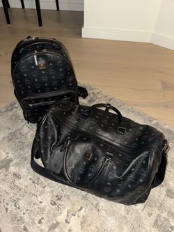 MCM backpack and duffle bag