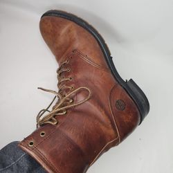 Double H Boots Men's Brown Leather Size 12