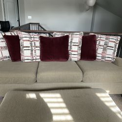 Sofa, Love seat, Ottoman