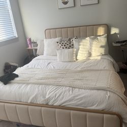 Queen Size Bed Frame and Matching Night Stands