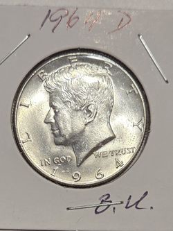 1964 D  Kennedy Half dollar