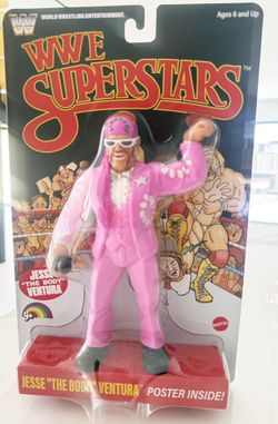 WWE Superstars Jesse The Body Ventura Mattel Figure New Sealed Retro WWE Figure