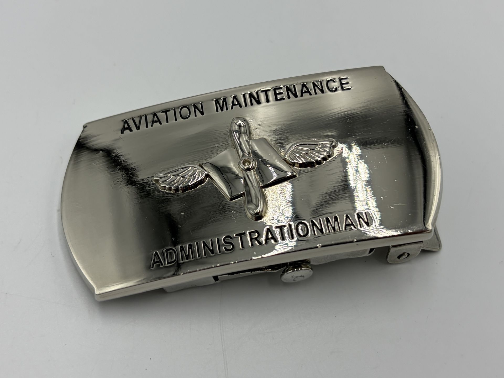 Navy Enlisted Belt Buckle Aviation Maintenance Administrationman