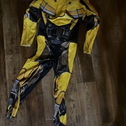 Bumblebee Transformers Car Kids Children Halloween Costume Medium 