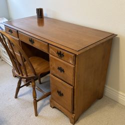 Vintage Desk and Chair