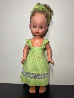 Vintage Italian Vinyl Doll 1974 Made in Italy