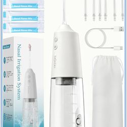Brand New Nasal Irrigation System 300ml Tank with 6 Nozzles & 40 Salt Packets