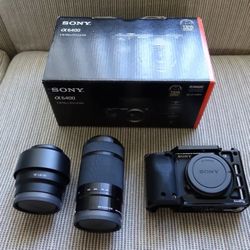 Sony a6400 Mirrorless Camera With Lenses