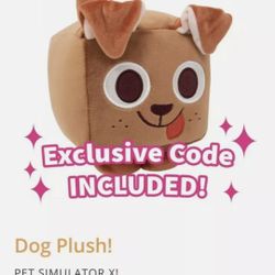 Big Games Pet Simulator X Dog Plush w/ Redeemable Code Included NEW IN HAND  for Sale in Buena Park, CA - OfferUp