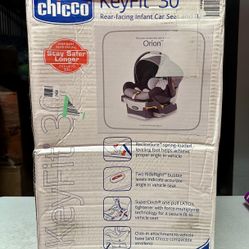 Chicco KeyFit 30 Infant Car Seat with Base Orion Grey