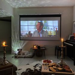 Pull Down Projector Screen Diagonal 16:9