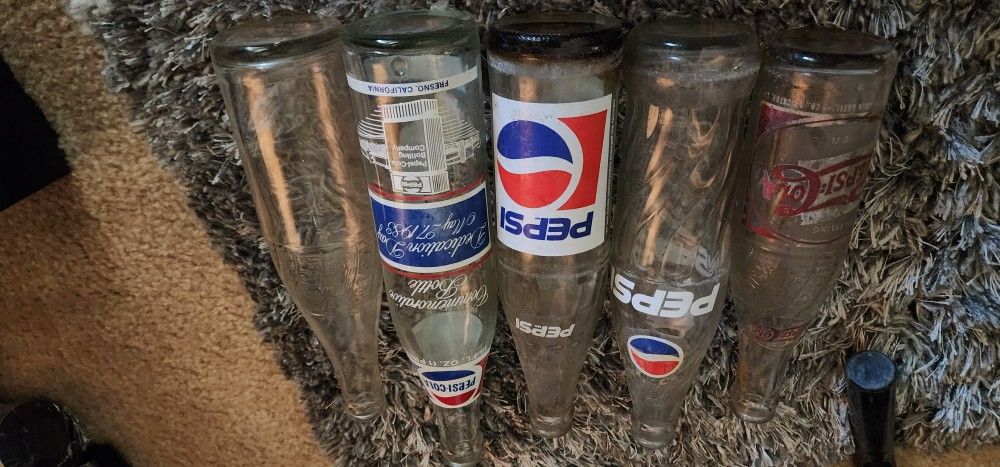 Pepsi Bottle Collection Vintage