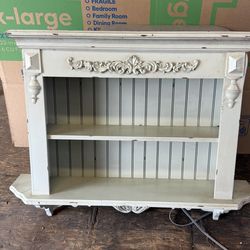 Wall-Mounted Vintage Style Kitchen Cabinet / Display Shelf