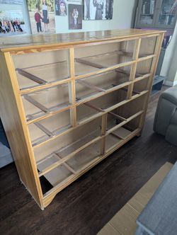 13 Drawer Wood Dresser Missing One Drawer And Some Knobs