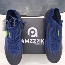 Size 5 Amzzipik Boys Soccer Shoes