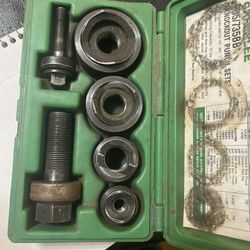 Greenlee punch set 735 BB $150