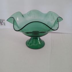 Vintage 1980s Blenko Glass Bowl