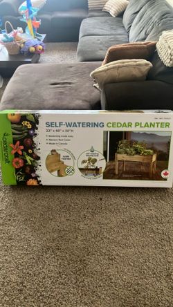 Self-watering Cedar Planter (New in box)