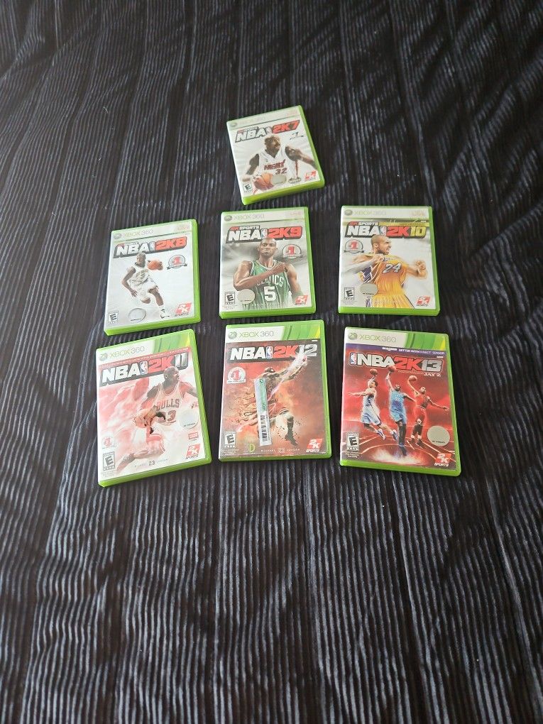 Xbox 360 , NBA 2K 7 Thru 13