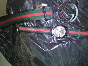 G- belt and watch