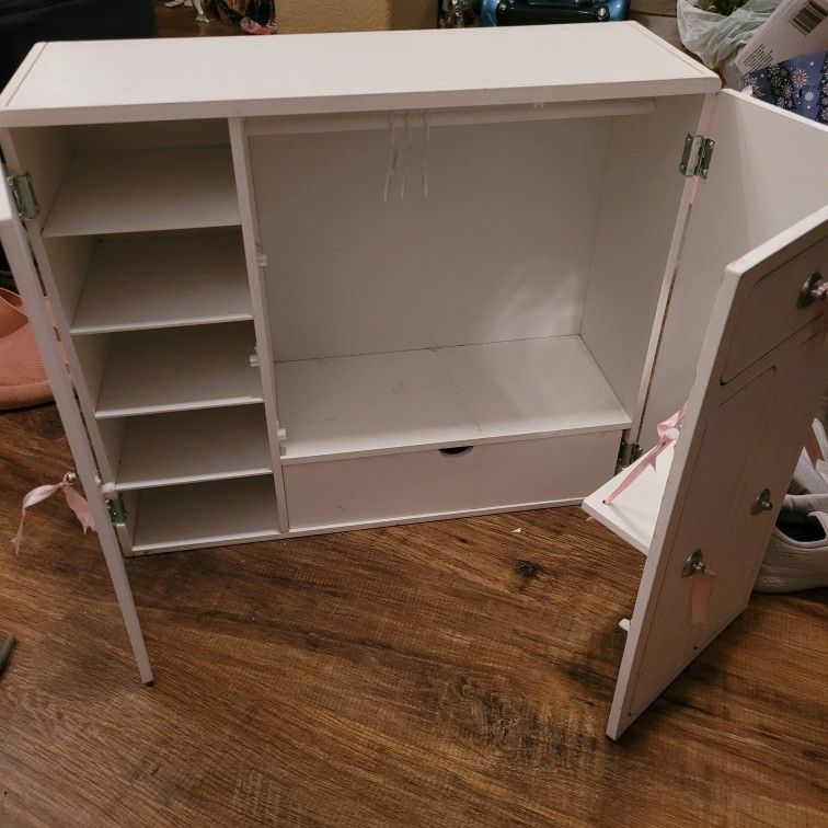 American Girl Doll Wardrobe Toy Closet