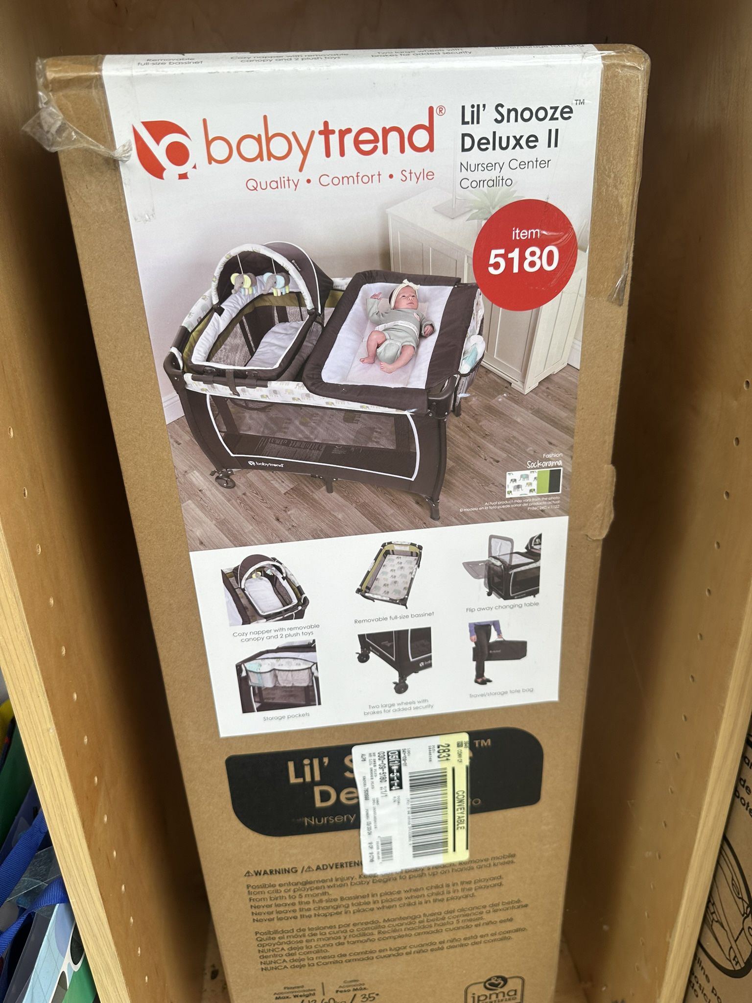 Baby Trend Nursery Crib/Playset