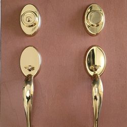 Kwikset Chelsea Front Double Door Locks Handles