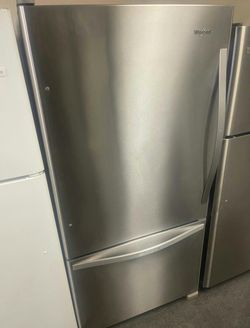 Whirlpool Bottom Freezer Stainless Steel Fridge