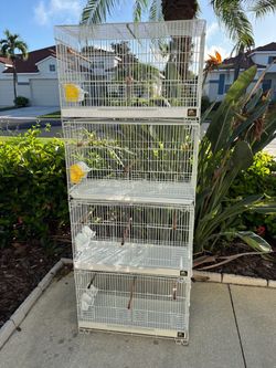 Breeder cages for small birds