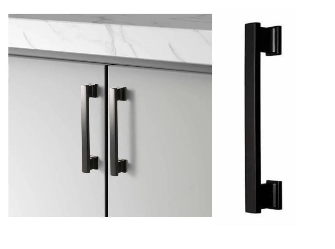 Sapphire Hexa Series Modern Cabinet Pull, 10-pack Matte Black