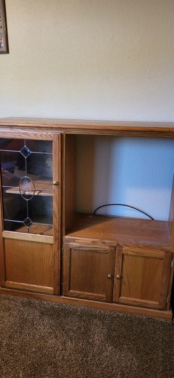 Nice Wood Entertainment Center