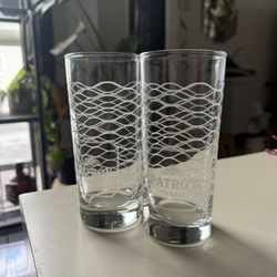 Patron Glass cups