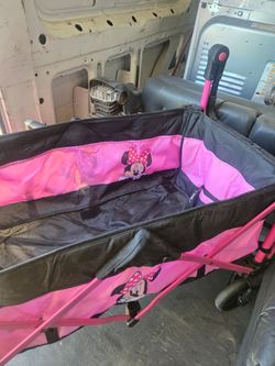 Mini mouse large folding wagon