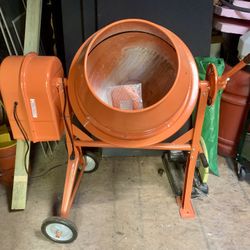 3.5 cu ft Cement Mixer - Used Once