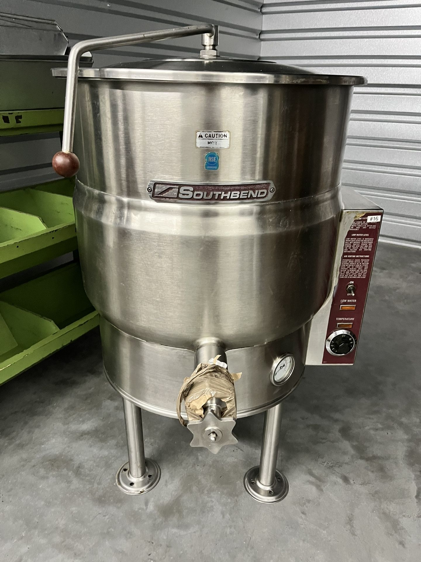 Southbend KELS-20 Electric Steam Kettle, Used Excellent Condition