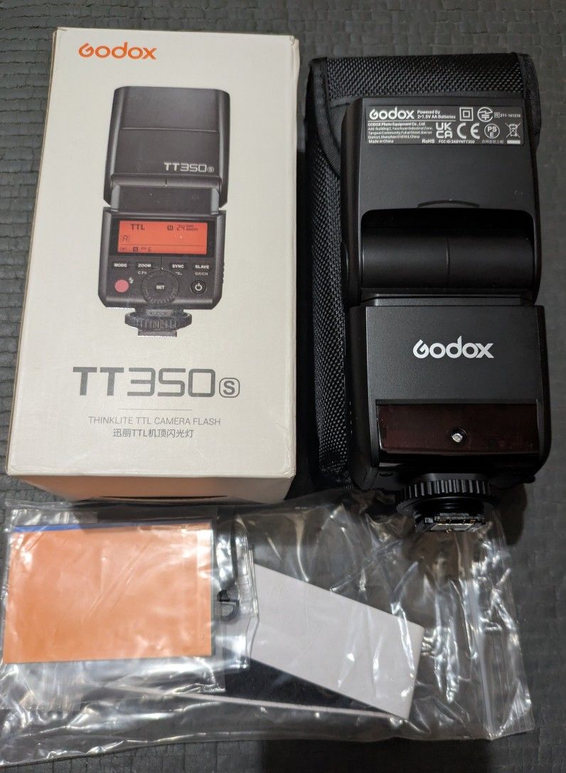 Godox TT350S Flash Speedlite for Sony Camera, 2.4G Wireless GN36 1/8000s HSS TTL Camera Flash Compatible for Sony Camera A7 A7R A7S A7-II A7-III...