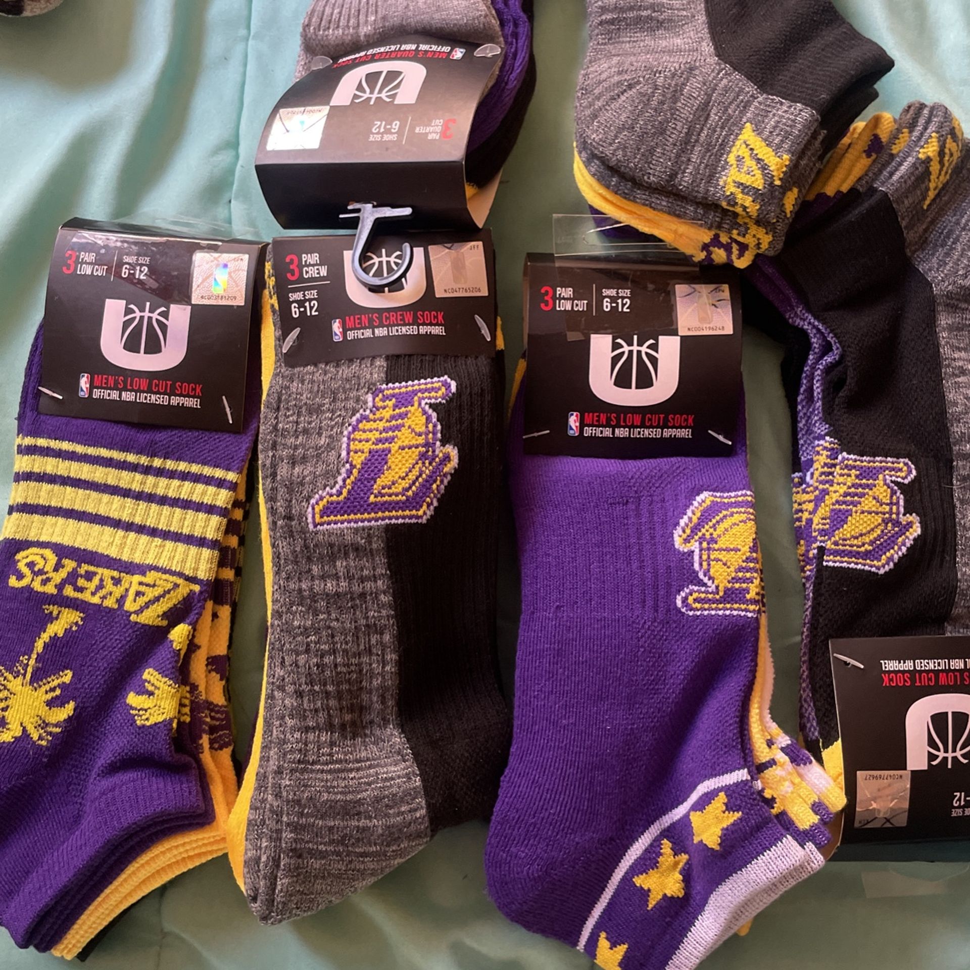 Lakers Socks $5 Each