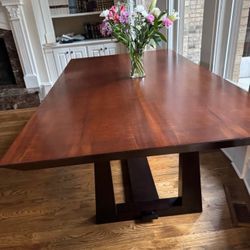 Gorgeous, solid wood dining room table for 8
