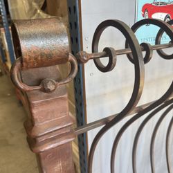 Twin Metal Hand Made Bed Frame- Complete 