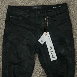Purple Jeans (Black Oil Spill)