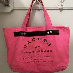 Jacobs by Marc Jacobs Pink Canvas Shoulder Bag
