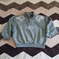 Darc Sport Wolves Club She Dual Tyler Mockneck Cropped  Sweater